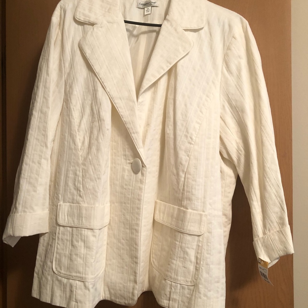 Off white blazer